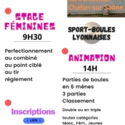 stage féminines animation